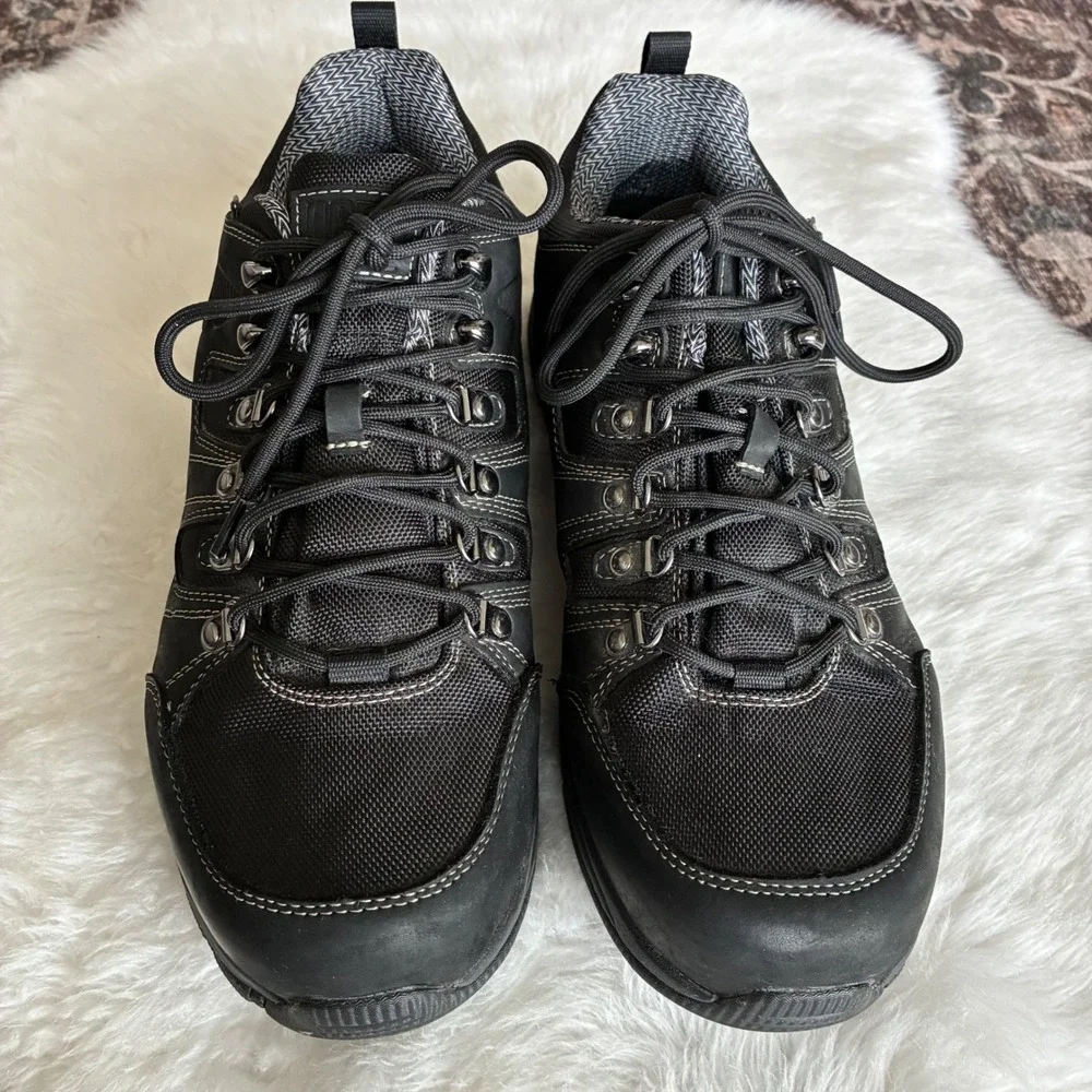 Drew Canyon Men's Waterproof Boots Black Leather Hiking Shoes 13 6E 40737-14